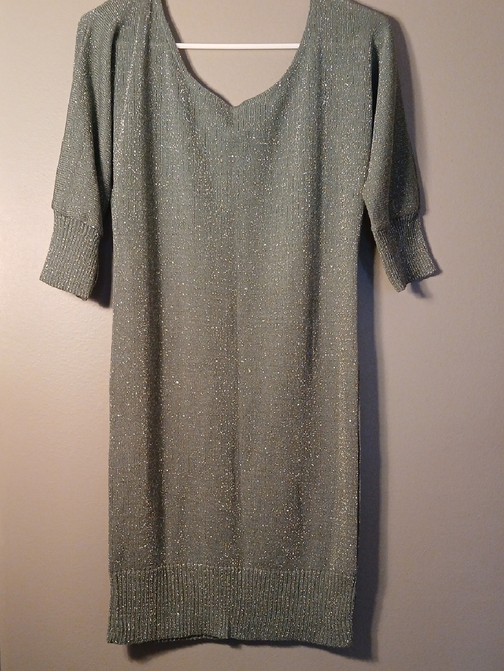 Silver Grey Evening Stretch Dress Size 12 by THERAPY